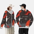 thumbnail image 4 of Gaeub Christmas Gnomes In Red Hats Men's and Women's UPF 50+ Long-Sleeved Sun Protection Clothing, Fishing Shirt Long Sleeve Zip-Medium, 4 of 7