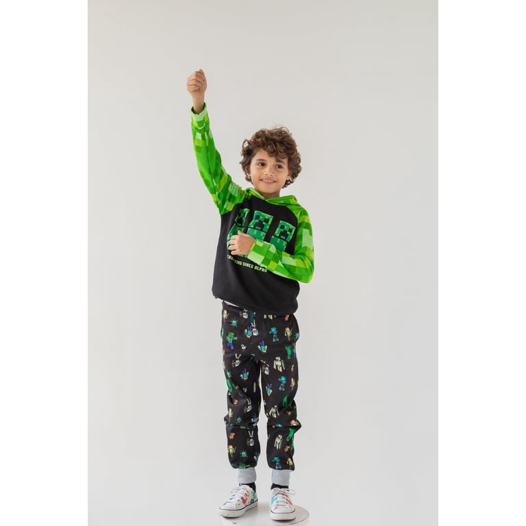 Minecraft Boys' 2-Pack Fleece Jogger Pants photo 5