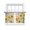Light Brown Yellow, variant on Farmhouse Sunflowers Sheer Curtains 96 Inch Length 2 Panels Set Window Treatments, Rustic Barn Doors Flowers Butterfly Wooden Rod Pocket Semi Curtains for Living Room/Bedroom/Kitchen, 104"W x 96"L