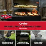 Char-Griller® Charcoal Grill, 785 Square Inch Barrel Pro™ Charcoal Barrel Grill, Black
