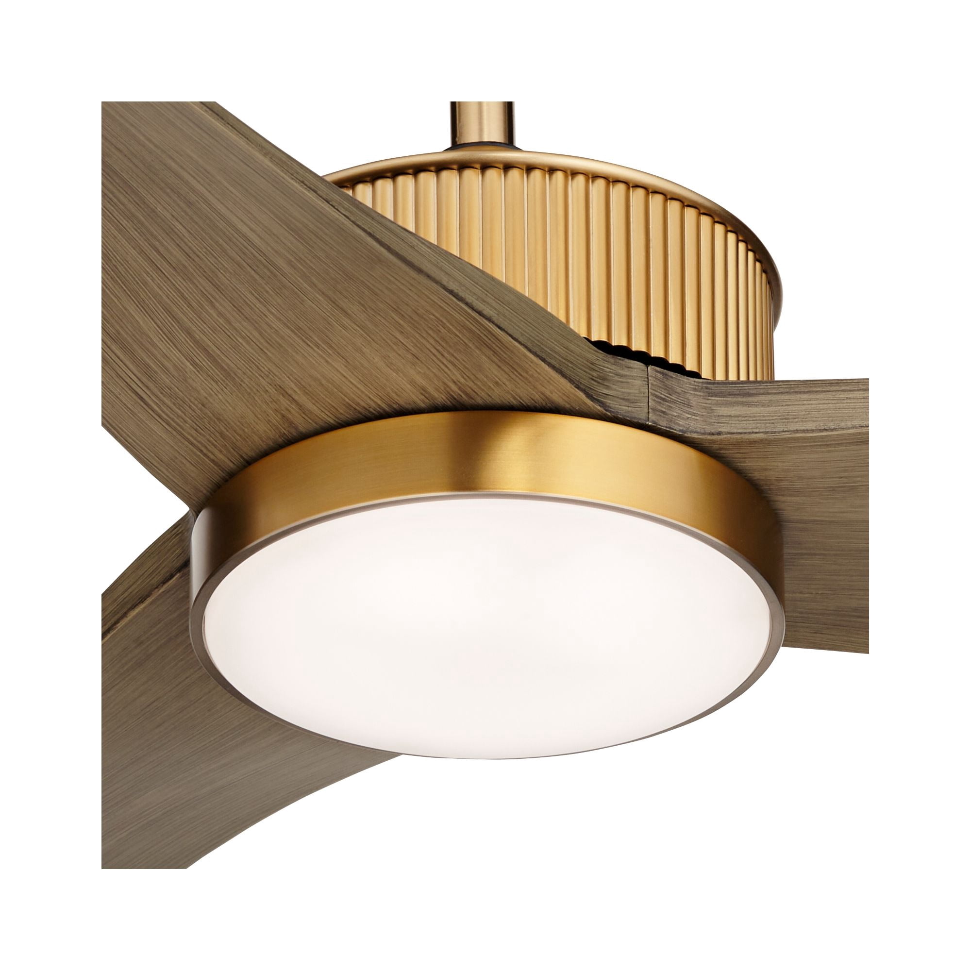 60" Casa Vieja Montage Modern Indoor Outdoor Ceiling Fan with Dimmable LED Light Remote Control Warm Brass Light Wood Damp Rated for Patio Exterior