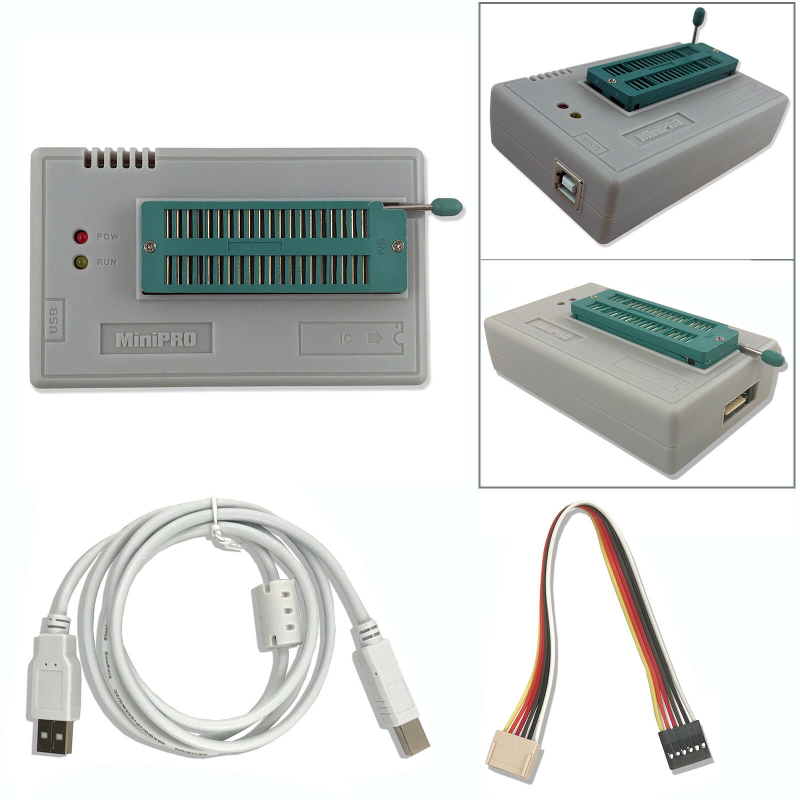USB TL866II Plus EPROM EEPROM FLASH Programmer MiniPro BIOS AVR AL PIC SP MCU
