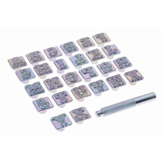 Applicable to QR1 26x Engraved Leather Craft Alphabet Stamps