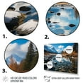 thumbnail image 3 of Designart "The Rockies Majestic Presence in Canada I" Landscapes Floater Framed Canvas Print, 3 of 7