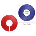thumbnail image 2 of WHAMVOX Closet Divider 3Pcs Red Round for Closet and Clothes Sorting Adults, 2 of 7
