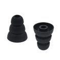 thumbnail image 3 of Bllq 6 Pares De Almohadillas Cónicas De Triple Brida De Repuesto Para Auriculares De Silicona Para La Mayoría De Los Auriculares Internos (Sony Senso Powerbeats Jaybird, Etc.) Negro [Tamaño S/M/L 3] (, 3 of 5