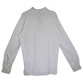thumbnail image 2 of Patrick Assaraf Chemise Légère en Coton Pima Extensible pour Hommes Blanche Décontractée à Boutons - L, 2 of 2