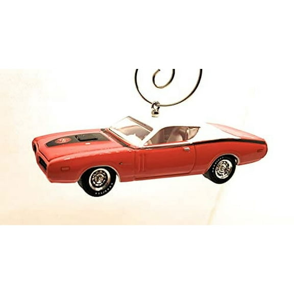 1971 for Dodge Charger Super Bee Christmas Ornament 1:64 Red