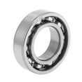 thumbnail image 1 of Unique Bargains Roulements à Billes Rainures Profondes 6005 P0 25x47x12mm Roulements Lubrifiés Type Ouvert Ton Argenté Roue de Trottinette Planche à Roulettes, 1 of 6