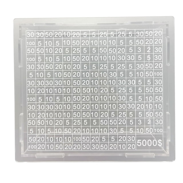 Visible Savings Box With Money And Numbers Counter Crafts Portable Storage Box Adult And Children's Savings Box