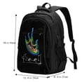 thumbnail image 5 of Tool Band Eye Logo Backpack Schoolbag Large Capacity Daypack Bookbag Satchel Notebook Laptop Backpack Travel Bag USB Rucksack, 5 of 7