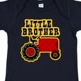 thumbnail image 4 of Inktastic Red Tractor Little Brother Boys Baby Bodysuit, 4 of 5
