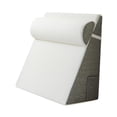 thumbnail image 2 of Wedge Pillow Backrest Cushion Waist Support with Removable Knitted Cotton Cover for Bed Rest and Leg Elevation, 2 of 9