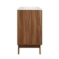 thumbnail image 2 of Pemberly Row 48" Single Sink Modern Wood Bathroom Vanity in Walnut/White, 2 of 17