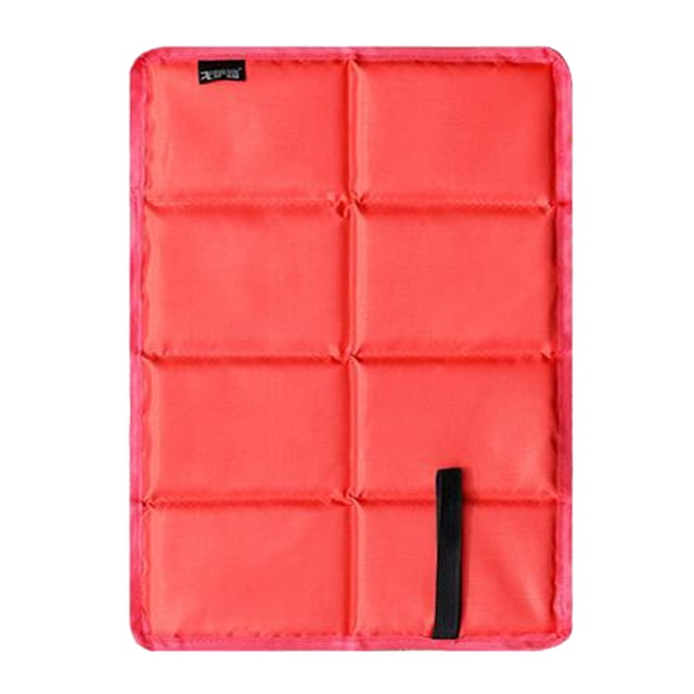 Cojín plegable para exteriores, alfombrilla plegable para acampar, alfombrilla para playa, alfombrilla de asiento impermeable portátil para Picnic en - Rojo Sunnimix Cojín de asiento plegable