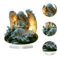 thumbnail image 4 of Angel acrílico Ornamento de escritorio 2d plano coleccionable colección decorativa decoración de mesa de mesa para oficina de oficina decoración, 4 of 6