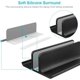 thumbnail image 4 of Innovador soporte vertical para computadora portátil, base ajustable para MacBook, Chromebook y computadoras portátiles para juegos de Apple, mano de obra exquisita, aleación de aluminio anodizado, 4 of 7