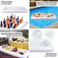 thumbnail image 4 of Efavormart 2 Pack Inflatable Cooler Buffet Serving Bar For BBQ Picnic Pool Party - 50"L x 24"W, 4 of 11