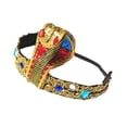 thumbnail image 1 of Diadema Reina Moda Corona Regalo Tema Traje Egipcio Serpiente Blesiy Tocado de Reina de Egipto, 1 of 8