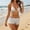 White, variant on Women's Sexy One Piece Swimsuit Single Strap Bare Back Openwork Straps Monokini Modest Bathing Suit Beachwear for Women Blue S