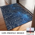 thumbnail image 3 of Math Equations Geometry Symbols Blue Pattern Door Rugs,Washable Non Slip Door Mats Indoor,Decorative Door Mats,Entry Mat Indoor for Entrance,Bedroom,Kitchen,Bathroom,20"x32", 3 of 6