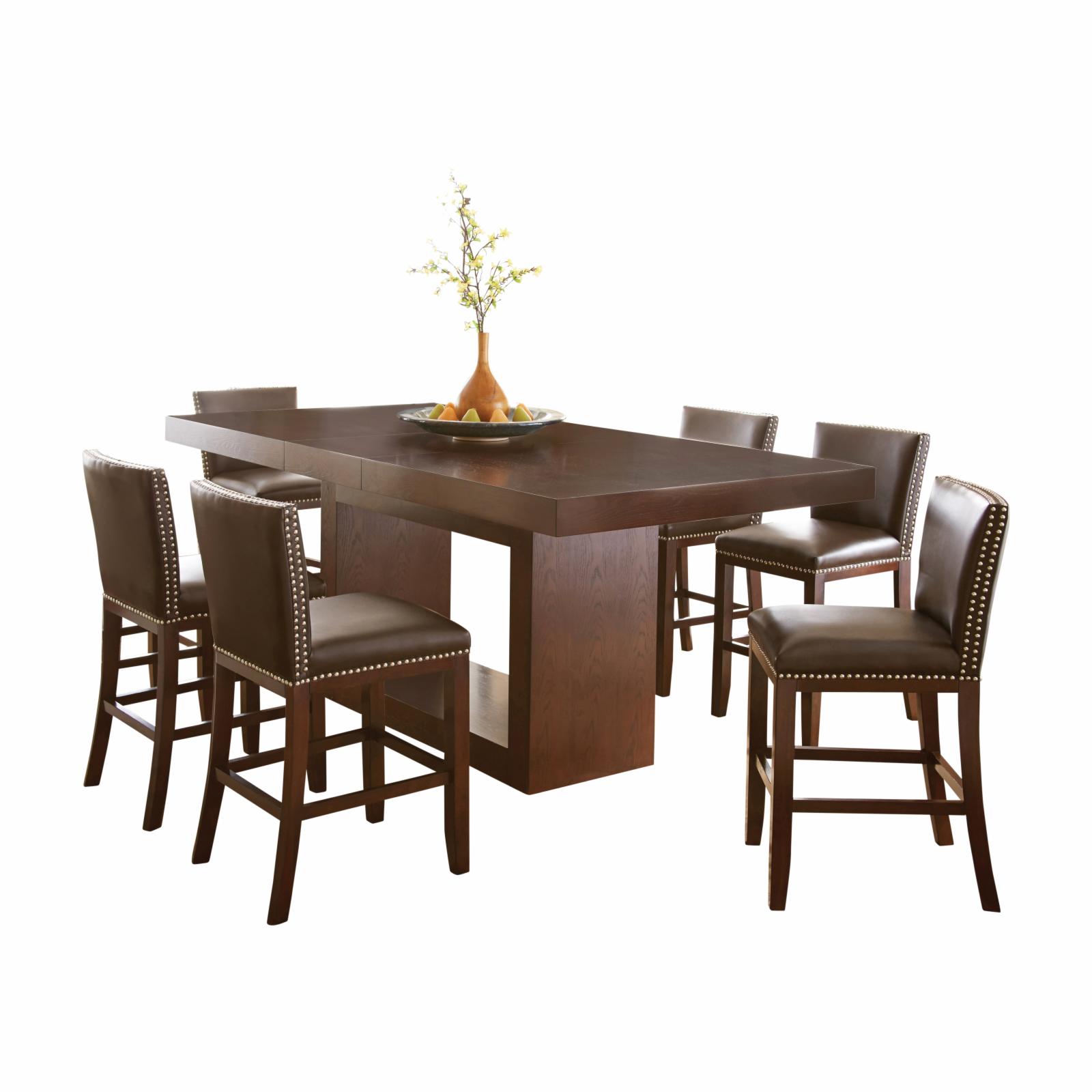 Steve Silver Co. Antonio 7 Piece Counter Height Extension Dining Table