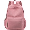 thumbnail image 1 of Mochila Unineovo School para niñas adolescentes, pana rosa, 15.6 pulgadas, 1 of 8