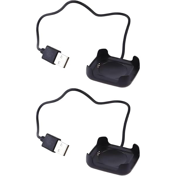 ccwmincc 2Pcs Smart Watch Charger Intelligent Watch Magnetic Charger Dock Holder Stand USB Chargeable Charging Cable Adapter
