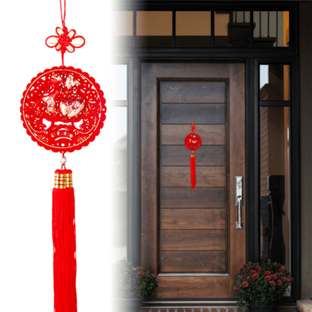 Chinese Lunar New Year 24 Hanging Decor With Tassels Double