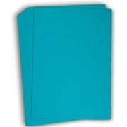 Hamilco Colored Cardstock Scrapbook Paper 8.5" x 11" Coral Teal Color Card Stock Paper 50 Pack