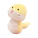 thumbnail image 4 of Serpiente de peluche de juguete, lindo animal de juguete, muñeca de serpiente, juguete de colección, estatua, adorno de serpiente amarillo 24cm, 4 of 9