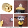 thumbnail image 4 of Conversion head,Propane Fuel Tank Valve Outlet Stove Tank Adapter Tank Convert Input Output Adapter Lindal Valve 1 Lb Qudai Zdhf Adapter Inlet 1 1lb, 4 of 6