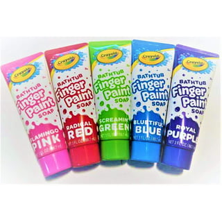Crayola Neon Bright Bathtub Finger Paint Soap (Set of 5)