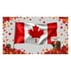 thumbnail image 1 of Decoraciones Del Día De Canadá Feliz Día De Canadá Bandera Para Garaje Del Día De Canadá 2025 70 X 157 Pulgadas, 1 of 5
