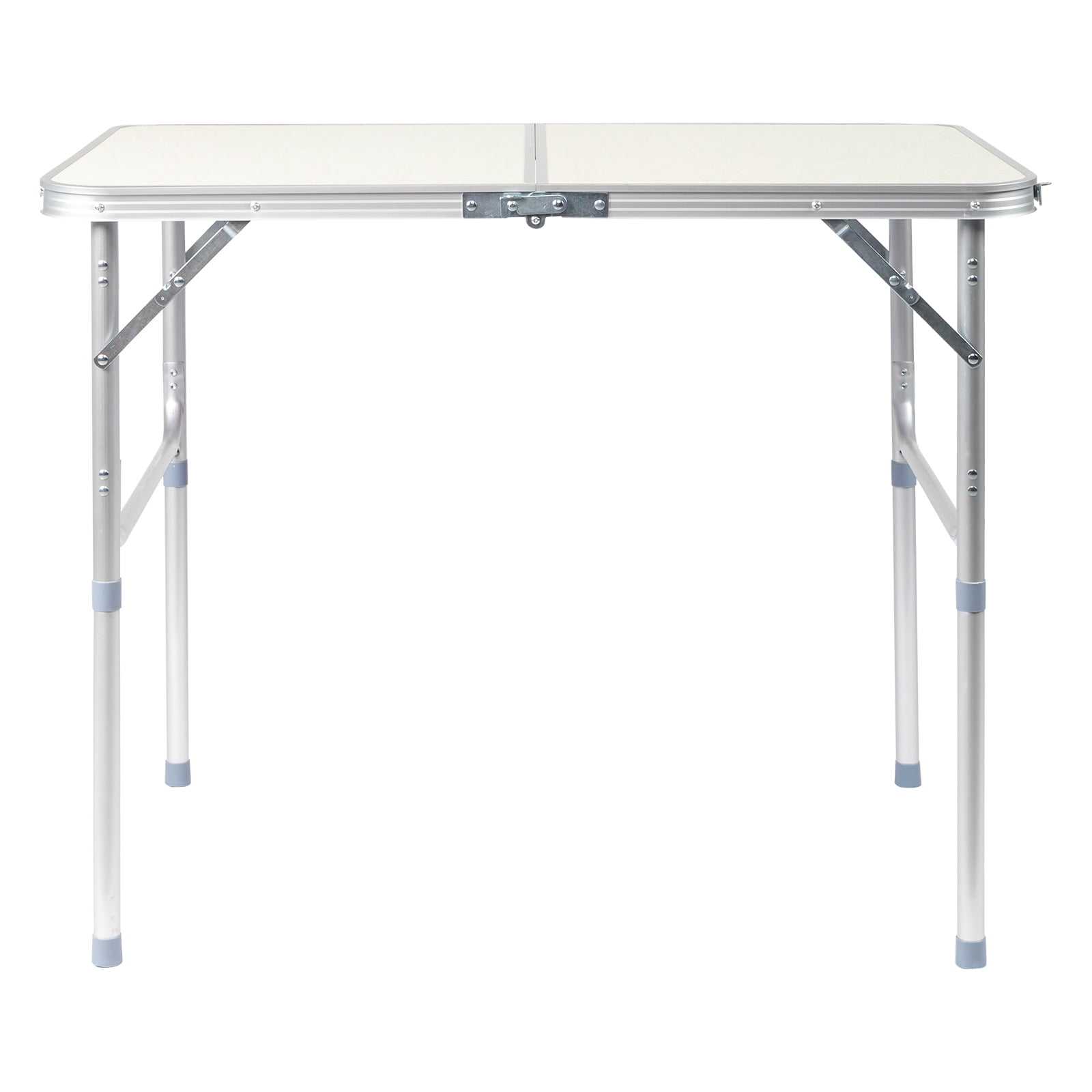 90 x 60 x 70cm Home Use Aluminum Alloy Folding Table White