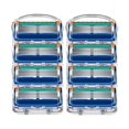 thumbnail image 1 of (8 Pcs-Style 2) 24 Pcs Lames de Rasoir 5 Couches Compatibles Cartouches Soins pour Hommes Gillette Fusion, 1 of 5