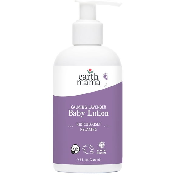Loción para bebés Earth Mama Calming Lavender 240 ml para piel seca