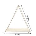 thumbnail image 3 of Tswift 44Cm Long Premium Wood Swing Hanging Rope Shelves, Plant Flower Pot Holder - Home Decor, Balcony Garden Tool, 3 of 6