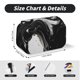 thumbnail image 5 of Disketp Fluid Black White Paint Swirls Estuche de Lápices de Doble Capa con Tapa Abatible y Cremallera, Organizador Escolar para Adolescentes y Adultos, 5 of 7