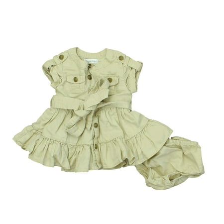 

Pre-owned Ralph Lauren Girls Tan Dress size: 3 Months
