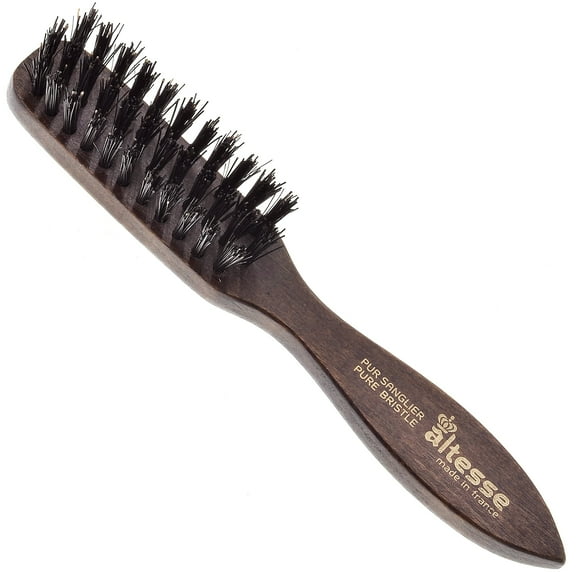 Boar Bristle Pocket Beard and Mustache Brush (5.5")