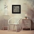thumbnail image 3 of Kathrine Lovell 12x12 Black Modern Wood Framed Wall Art Titled - Diagonal Squares Light, 3 of 6