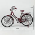 thumbnail image 4 of 26-27 1:10 Alloy Classic Retro Bicycle Model Ornament, 4 of 5