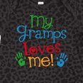 thumbnail image 4 of Inktastic My Gramps Loves Me Boys or Girls Baby Bodysuit, 4 of 5