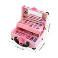 thumbnail image 2 of Set De Maquillaje Para Niños, Accesorios De Belleza Con Bolsa De Cosméticos, Kit De Juego De Simulación Para Niñas, Maquillaje De Juguete Para Niños Pequeños, 2 of 8