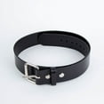 thumbnail image 2 of Amish-Made Cowhide Casual Leather Belt, Chrome Buckle and Snaps, 1/8" Thick and 2" Wide, Black, 52", 2 of 5
