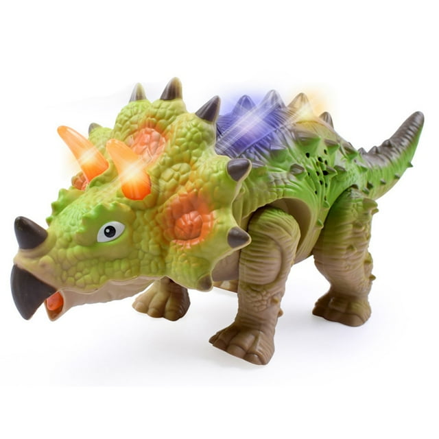 Electronic Dinosaur Toy Interactive - Light up Walking Dinosaur Educational Toy