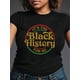 thumbnail image 1 of Camisetas de manga corta para mujer, camisetas de verano estampadas, cómodas, divertidas y casuales, para vacacionesWomen's Black History Month T-Shirt - "It's The Black History for Me" Graphic, Cas, 1 of 8