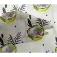 thumbnail image 5 of oneOone Viscose Chiffon Lime Green Fabric Tropical Fabric For Sewing Printed Craft Fabric By The Yard 42 Inch Wide-QL, 5 of 5