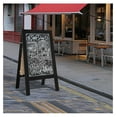 thumbnail image 5 of Chalkboard Signs 40x20 Standing A Frame Chalk Board Sign Sandwich Board Signs Outdoor, Double Sided Blackboard for Business, Cafe, Weddings, Black, 5 of 6